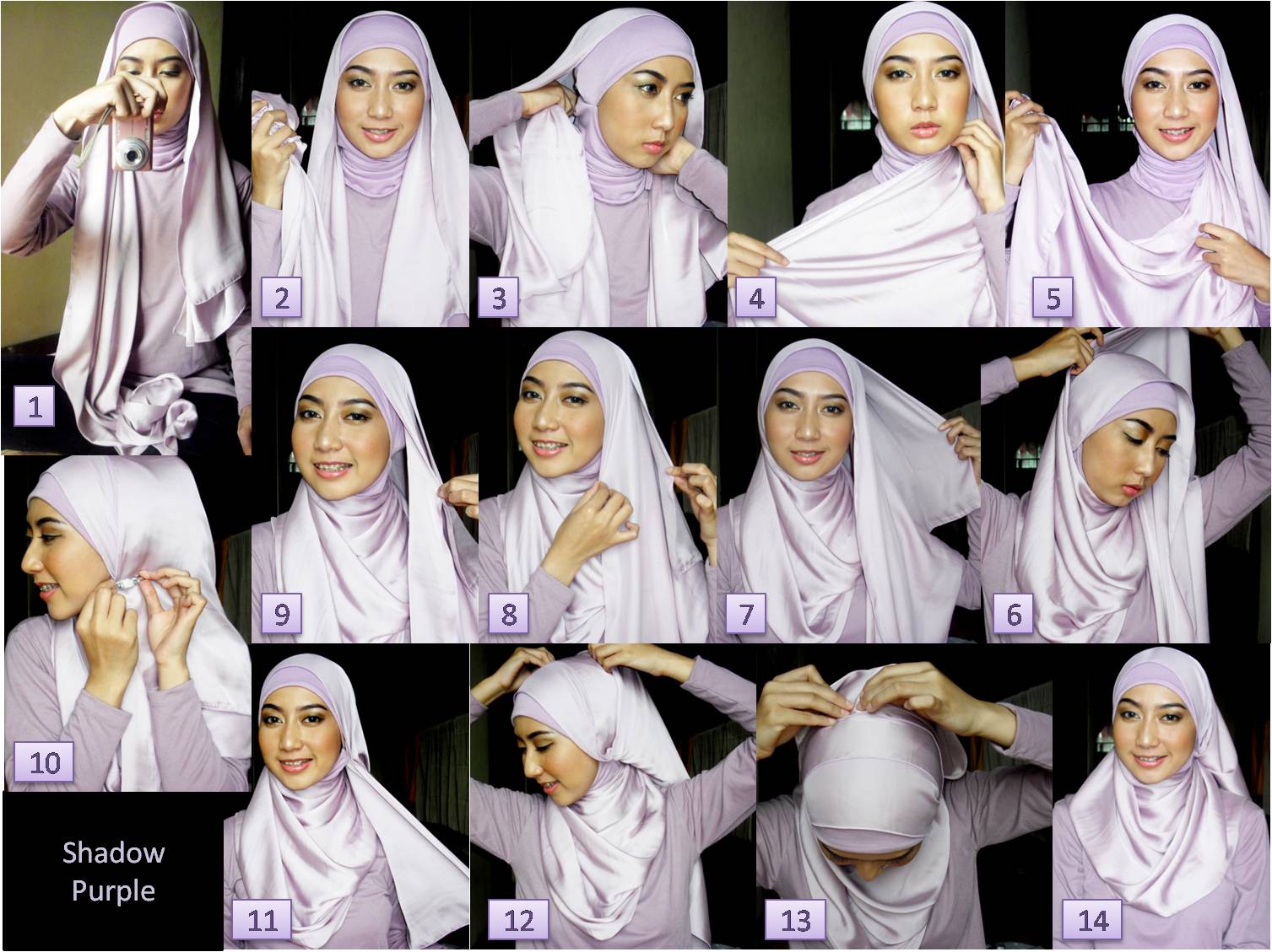 Tutorial Hijab Pashmina Acara Kondangan Tutorial Hijab Paling